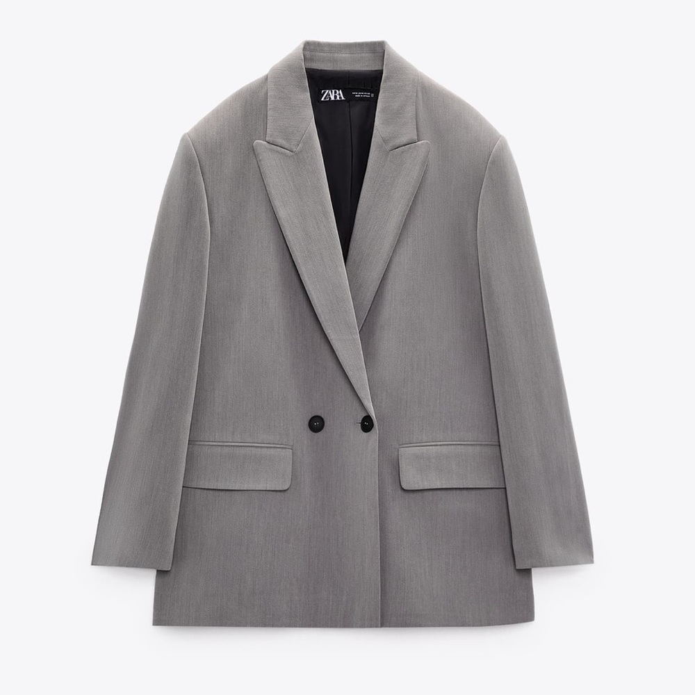 Zara oversized double breasted jacket